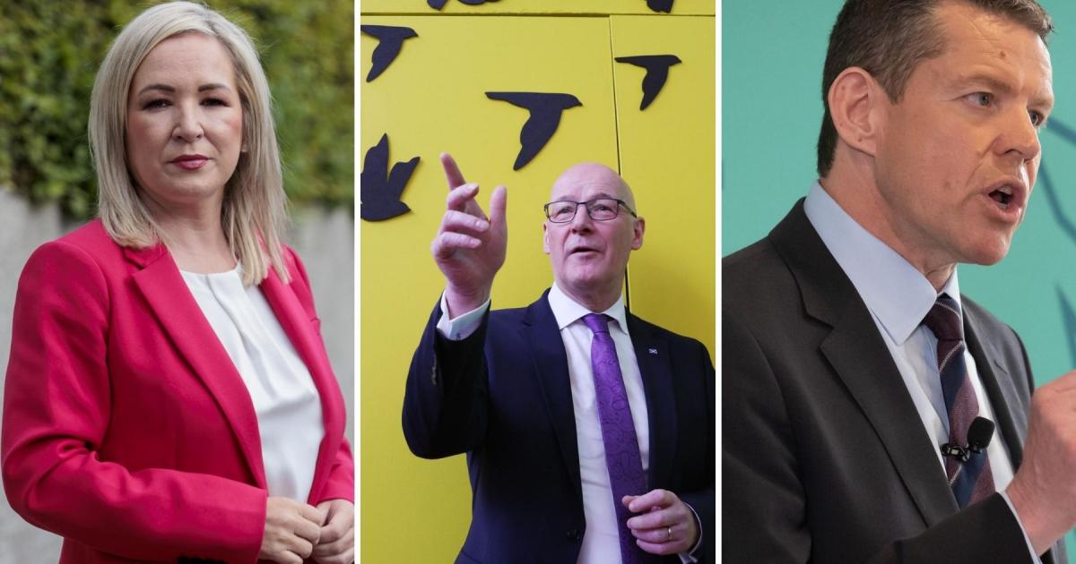 SNP would work with Sinn Fein and Plaid Cymru, says John Swinney