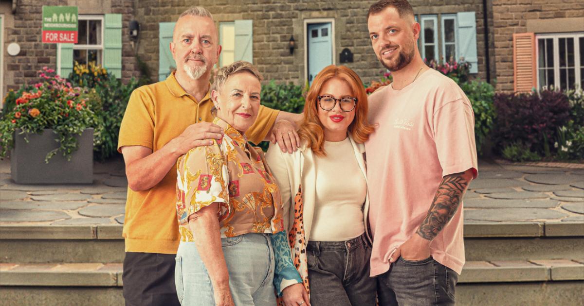 The Darlington family on new ITV Graham Norton show The Neighbourhood