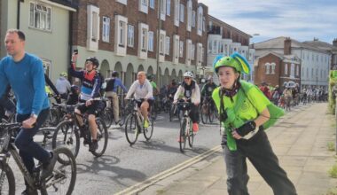 Nearly 900 cyclists enjoy Cycle Winchester Mass Ride 2026