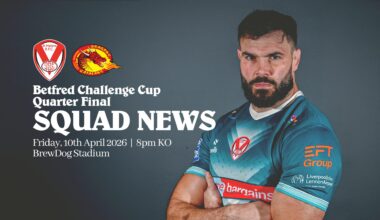 Challenge Cup Quarter Final squad confirmed