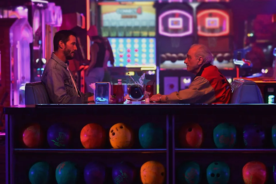 Keanu Reeves and Martin Scorsese in Apple TV's 'Outcome'Credit: Apple