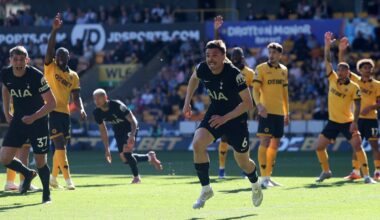 Wolves v Tottenham LIVE: Score and updates as Joao Palhinha grabs priceless goal for Spurs in crunch clash
