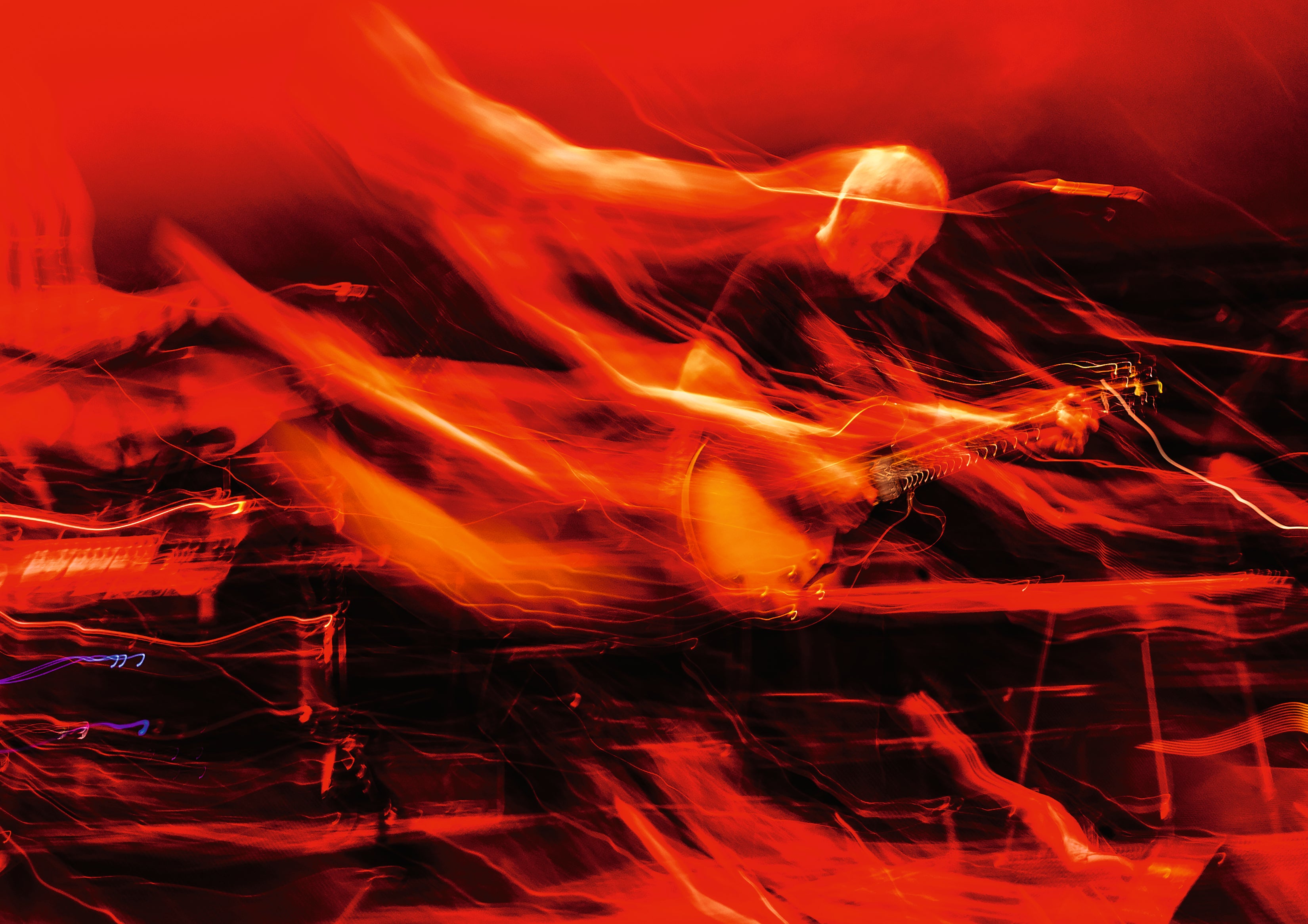 Gilmour performing during his ‘Luck and Strange’ tour