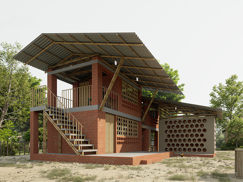 mud, bamboo, and tin craft a climate-responsive vernacular home in rural bangladesh - 4