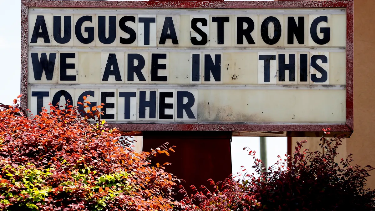 beyond the pristine course, a deprived and divided city