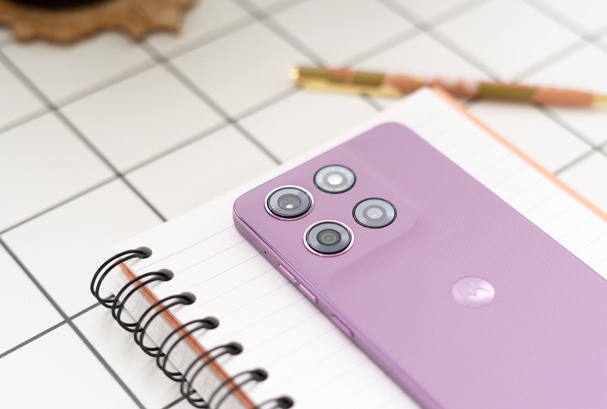 Motorola Moto G Stylus 2026 on a desk