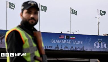 Iran delegation arrives in Pakistan for US talks, as Lebanon and Israel to discuss ceasefire - follow live