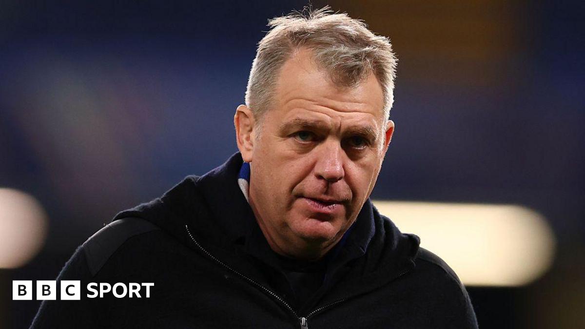Chelsea chairman Todd Boehly looks on ahead of kick-off in the Blues' Champions League last-16 knockout match against Paris Saint-Germain at Stamford Bridge
