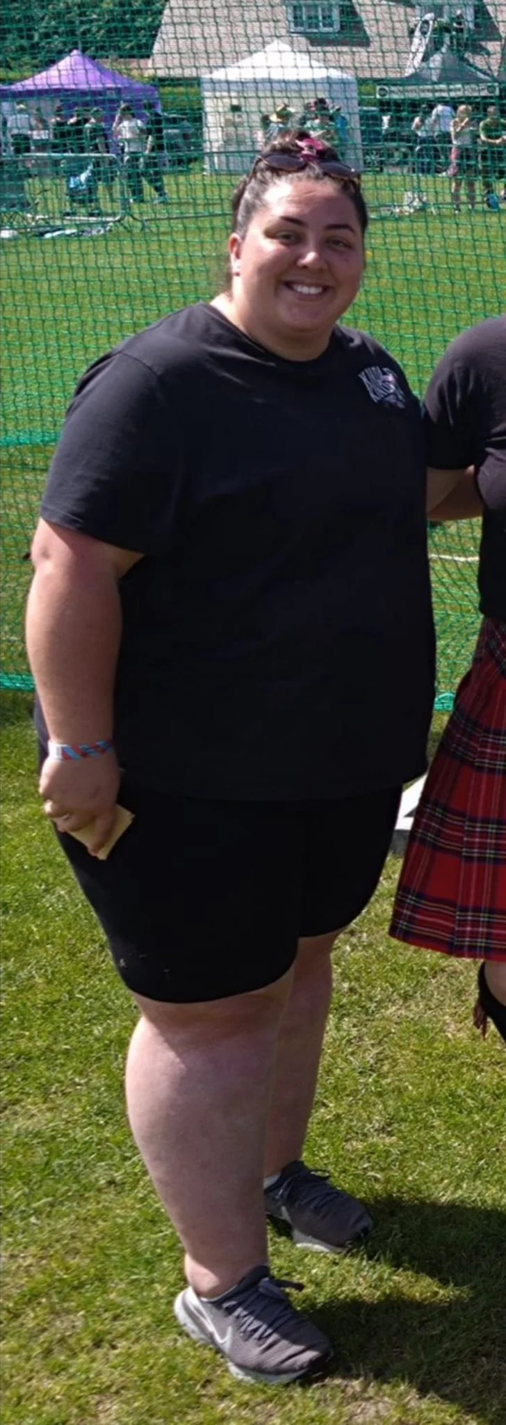 Kaitlin Hicks before her weight loss journey