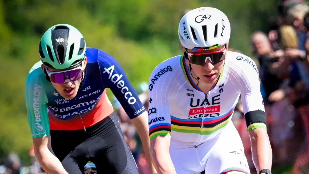 Tadej Pogacar holds off teen prodigy Paul Seixas to win again in Liège