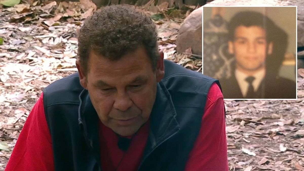 Craig Charles and his brother, inset