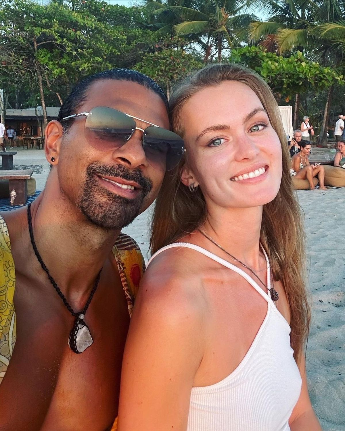 David Haye and girlfriend Sian Osborne
WARNING TAKEN FROM TWITTER
LINK: https://twitter.com/davidhaye/status/1625651940796276737