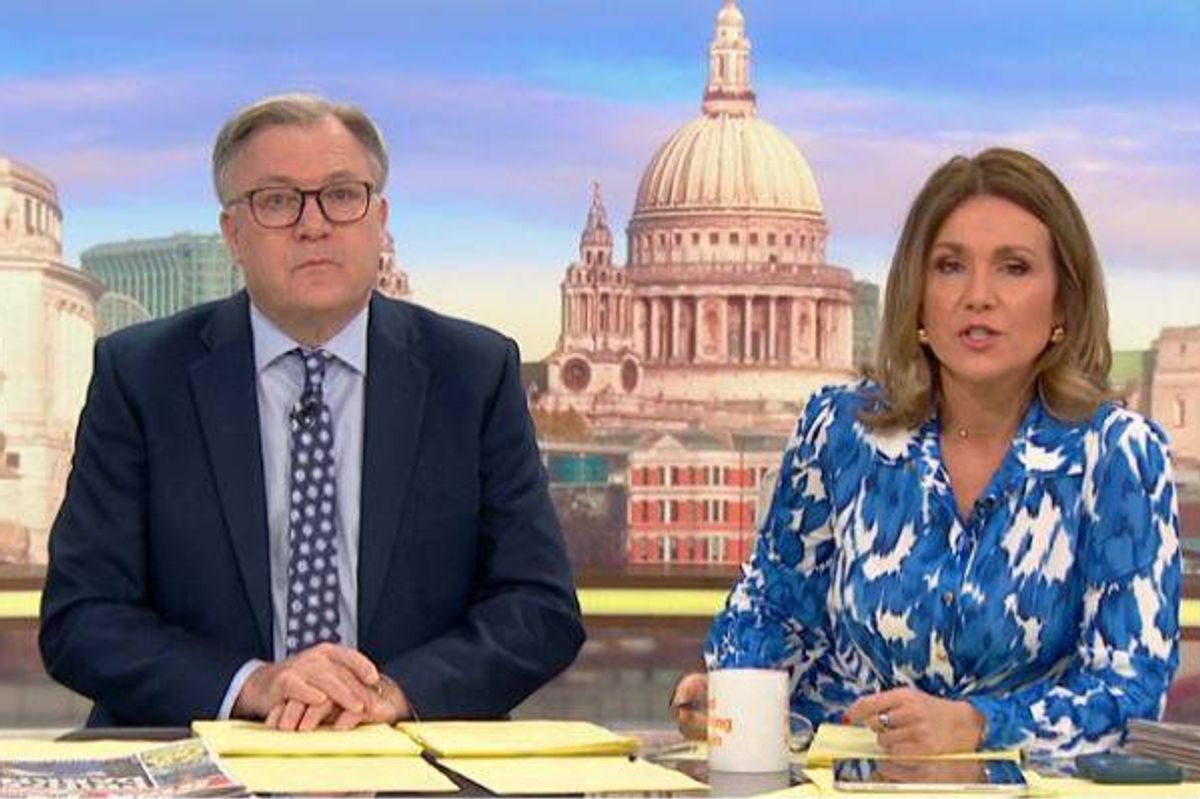 Susanna Reid and Ed Balls on Good Morning Britain