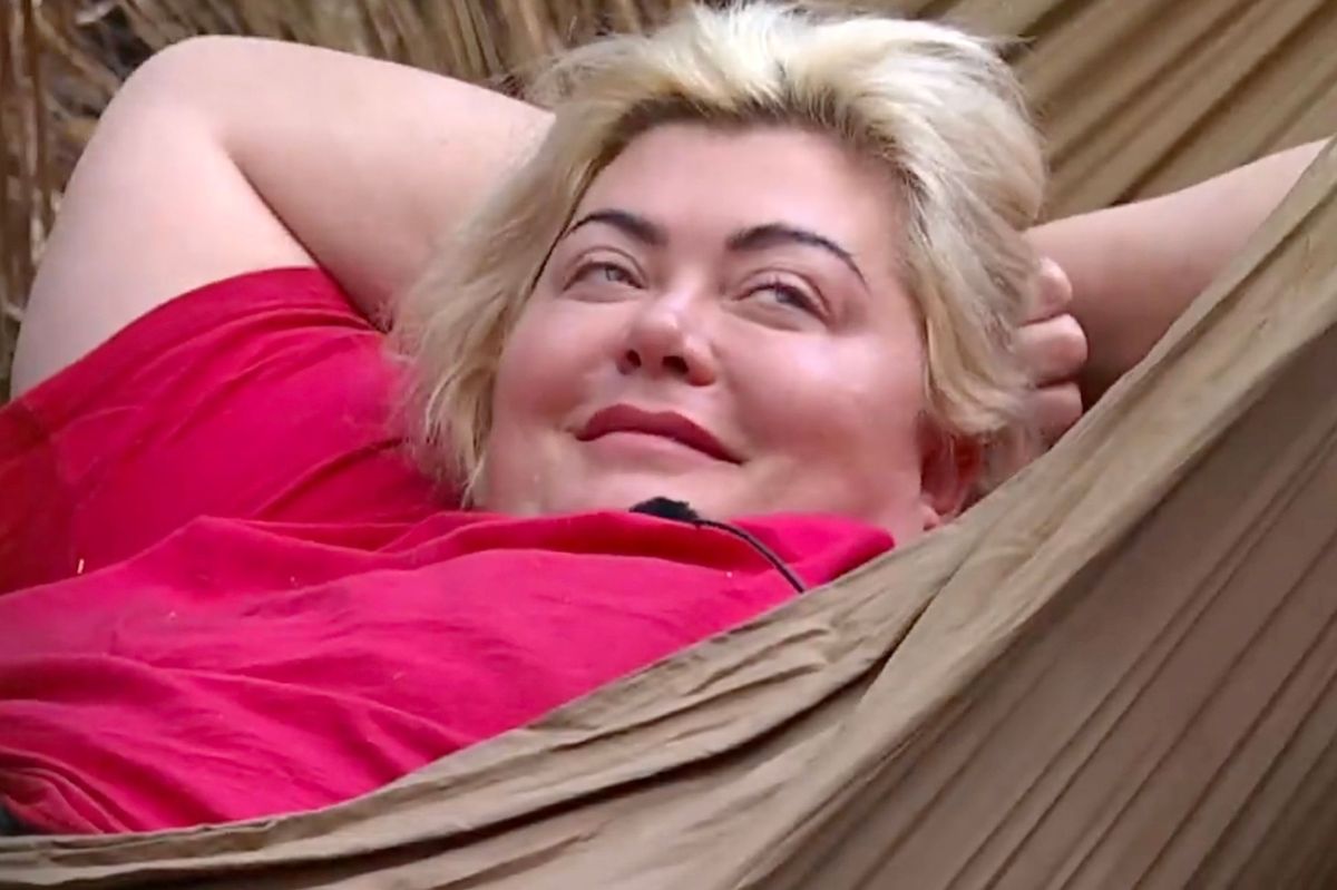 Gemma got emotional in the I'm A Celebtiry camp