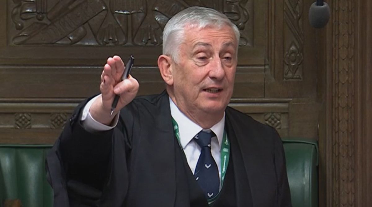 The Reform UK MP was ticked off by Speaker Sir Lindsay Hoy