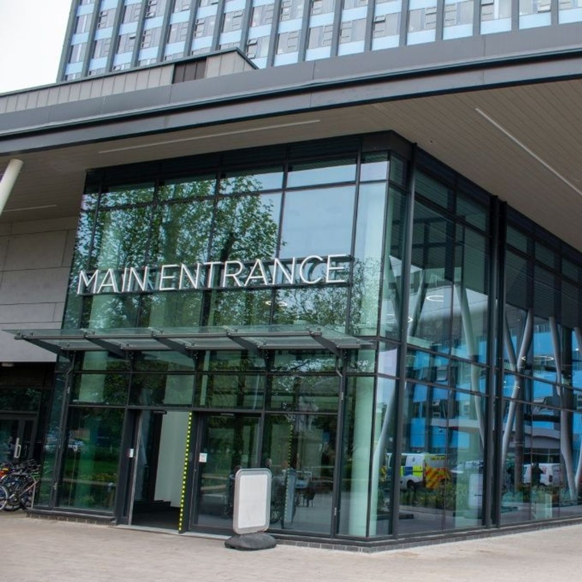 Main entrance to Hull Royal Infirmary - the NHS Humber Health Partnership is being placed into special measures by NHS England