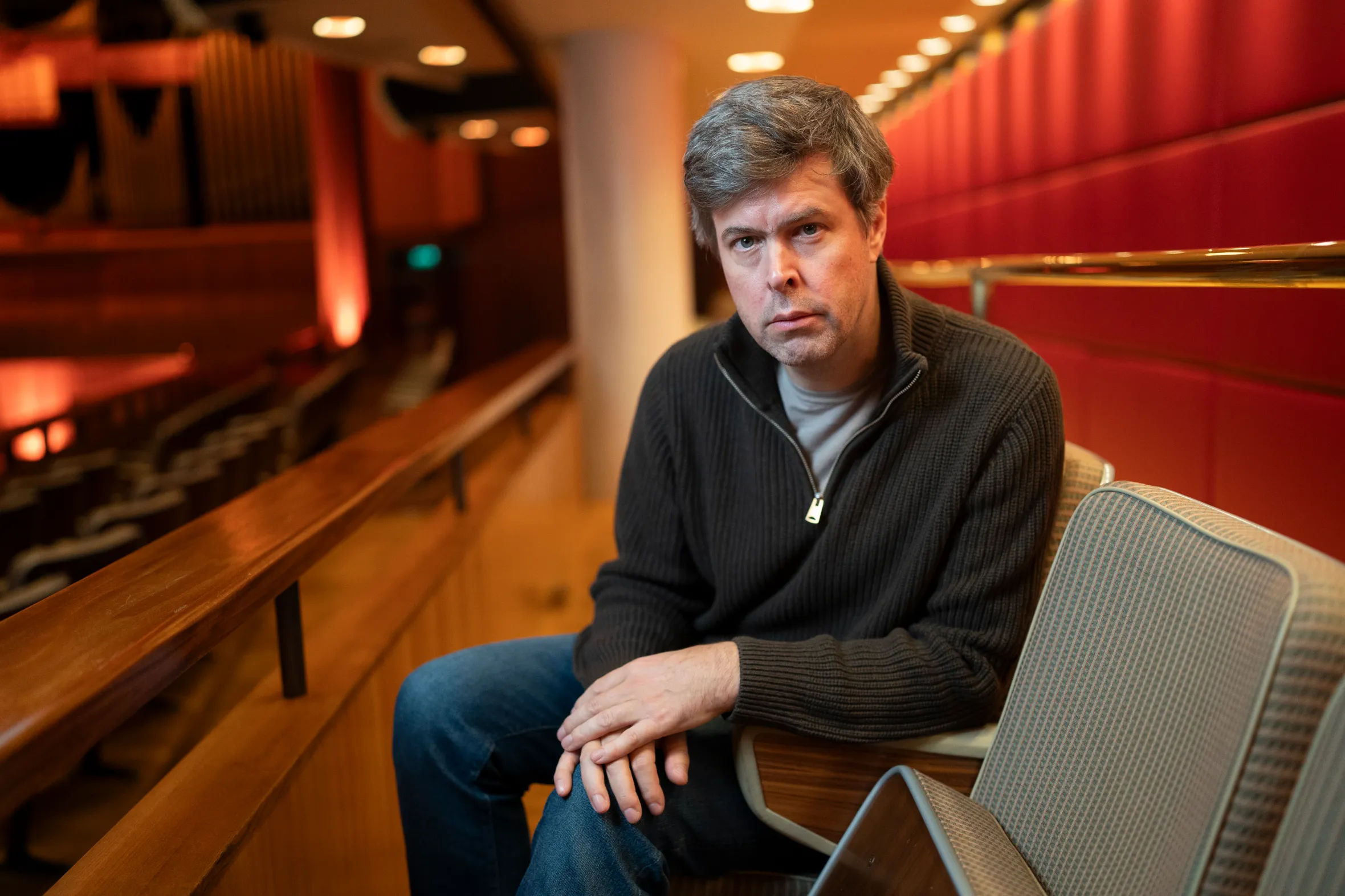 David Szalay, author of "Flesh", at The Booker Prize shortlist photocall.