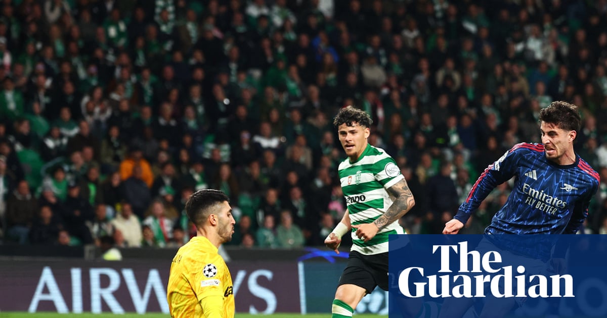 Kai Havertz snatches late victory for Arsenal to take control against Sporting | Champions League