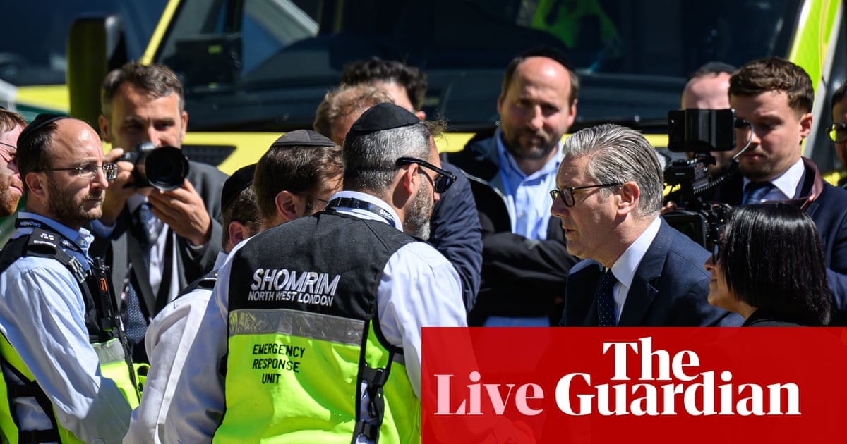 Golders Green attack suspect named as Essa Suleiman and was previously referred to Prevent – as it happened | UK news