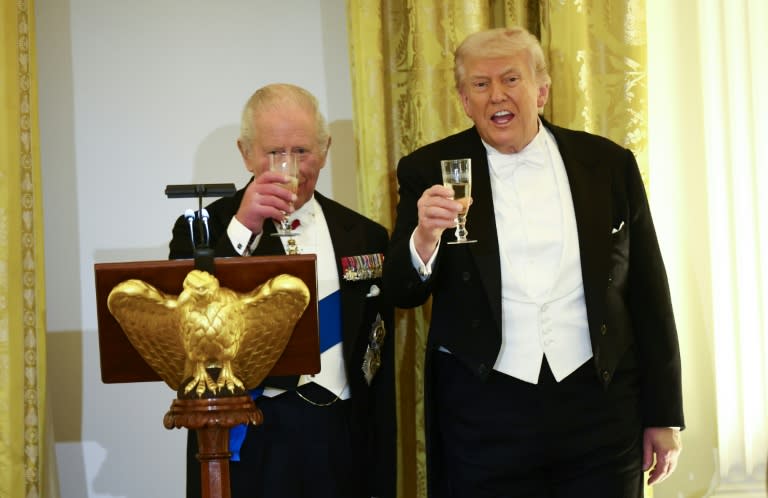 US President Donald Trump said the whisky tariff gesture was to 'honor' Britain's King Charles III (Henry Nicholls)