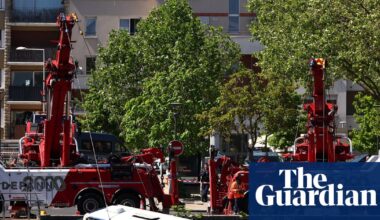 Four rescued from Seine after bus plunges into river near Paris | France
