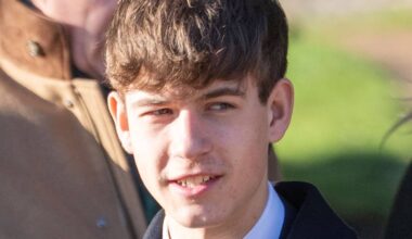 Tall James Earl of Wessex makes very rare appearance at Easter Service