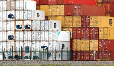 EU trade surplus shrinks 60% as US exports fall due to tariffs