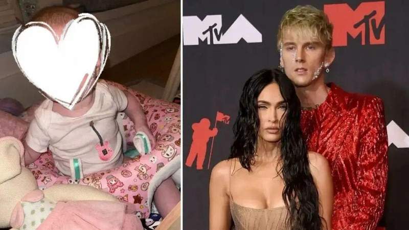 Machine Gun Kelly and Megan Fox reportedly called it quits months before welcoming their daughter in March 2025. MEGA; @machinegunkelly/Instagram
