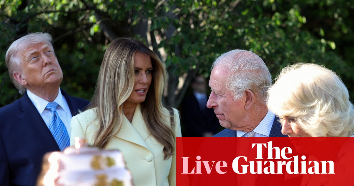 King to meet Trump off-camera amid clash fears before Charles’ Congress speech – US politics live | Trump administration