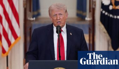Trump claims Iran war ‘nearing completion’ and seeks to justify conflict in prime-time address | Donald Trump