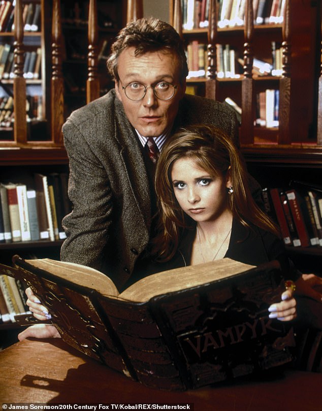 Old times: Head played Rupert Giles throughout Buffy the Vampire Slayer's hugely successful six-year run between 1997 and 2003