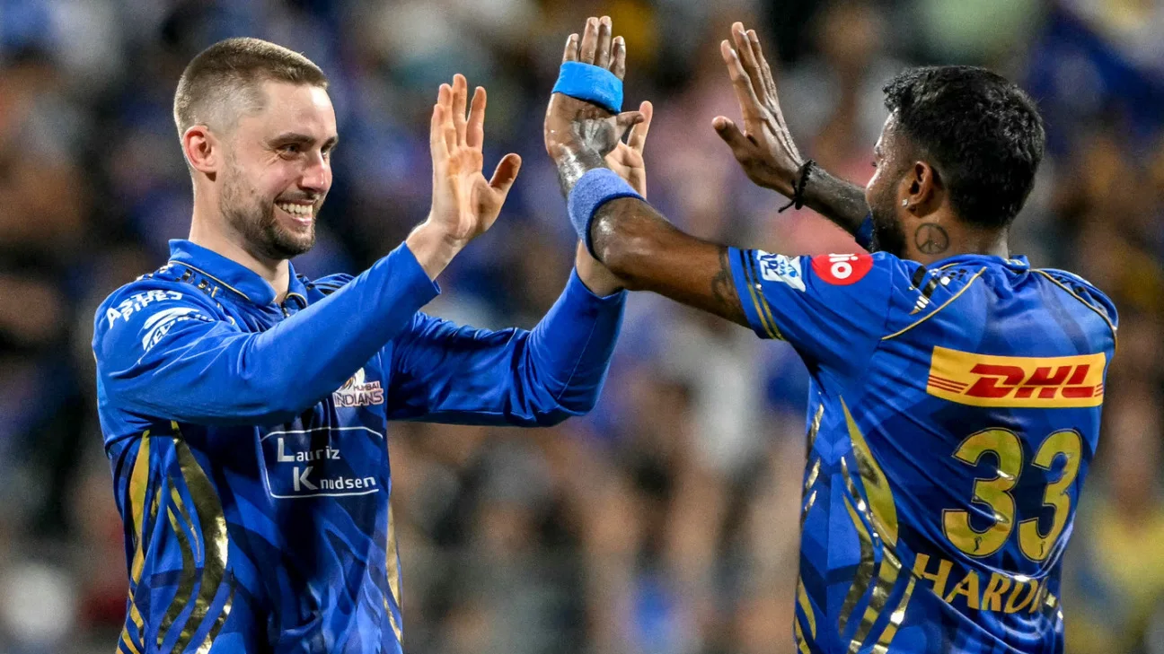 IPL 2026 - Will Jacks links up with Mumbai Indians squad ahead of CSK fixture