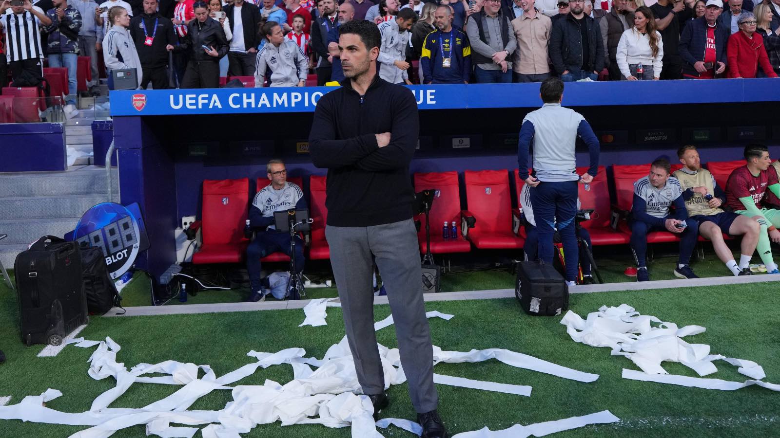 Arsenal and Atletico at 'war' before kick-off as Arteta 'worry' paints telling 'picture'