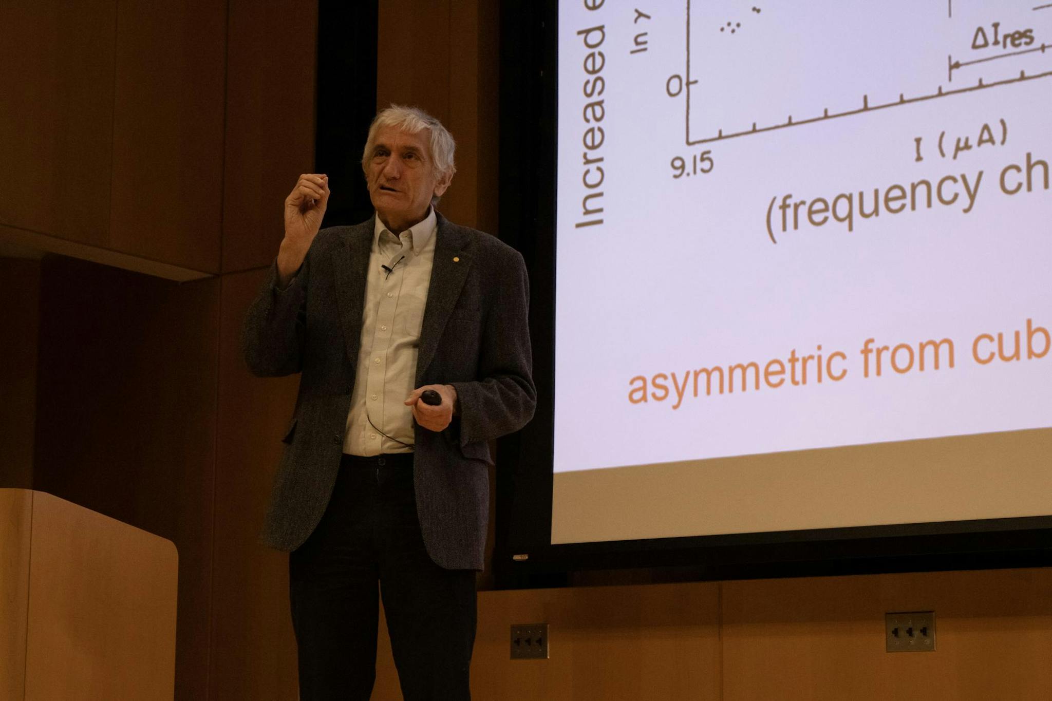 John Martinis Lecturing