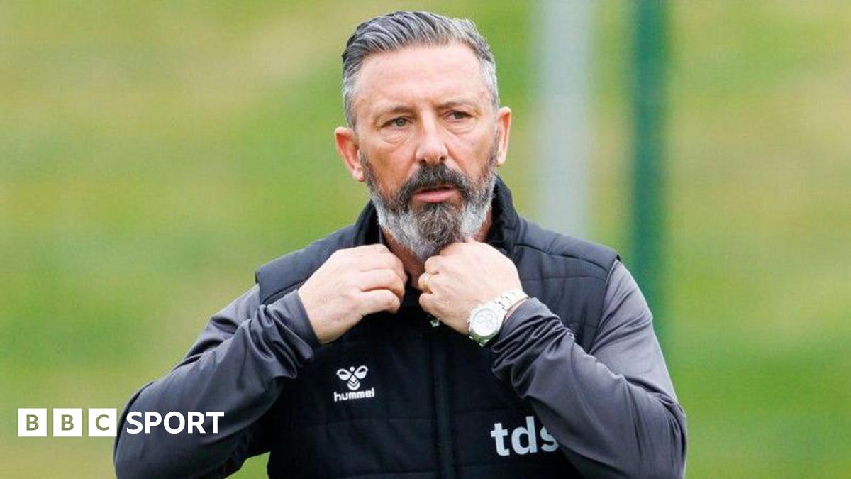 Hearts head coach Derek McInnes