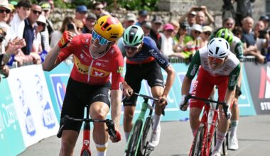 Pays de la Loire Tour: Alexander Kamp sprints to first victory for three years on stage 3, moves into race lead