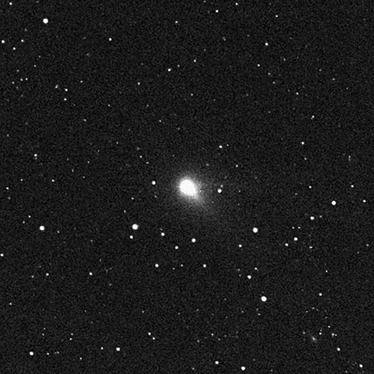 An image of comet 3I/ATLAS captured by the Juice spacecraft's NavCam, November 2025. Credit: ESA/Juice/NavCam