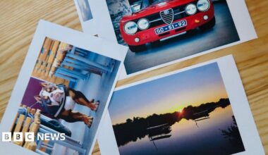 A carnival float in the shape of a fox