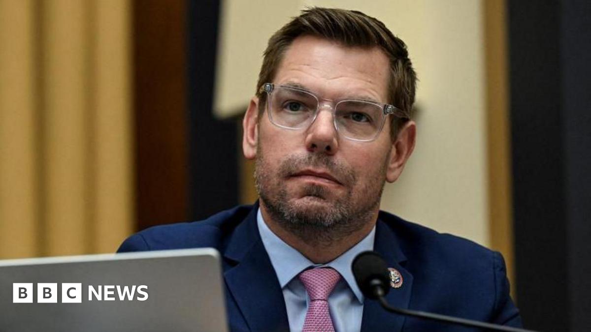 U.S. Representative Eric Swalwell (D-CA) attends a House Judiciary Committee hearing in 2025