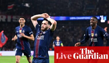 Paris Saint-Germain 2-0 Liverpool: Champions League quarter-final, first leg – live reaction | Champions League