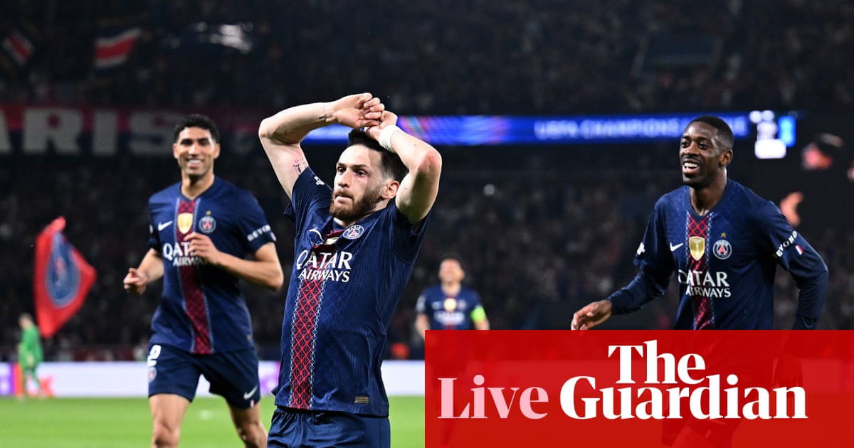 Paris Saint-Germain 2-0 Liverpool: Champions League quarter-final, first leg – live reaction | Champions League