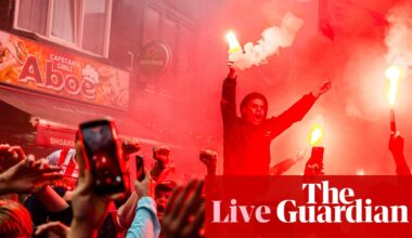 PSV crowned Eredivisie champions, Celtic win and Hearts draw in Scottish Premiership race – as it happened | Soccer