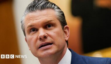 US lawmakers questioning Pete Hegseth about Iran war - follow live