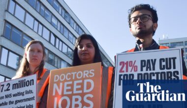 Doctors’ leader claims new reduced pay offer killed chances of ending strikes in England | NHS