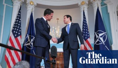 Nato chief says Trump ‘clearly disappointed’ by US allies’ refusal to join Iran war | Nato