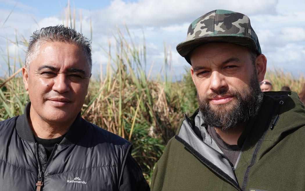 Pahia Turia and Hayden Turoa say an investigation is needed to understand what's happened. RNZ/Jimmy Ellingham