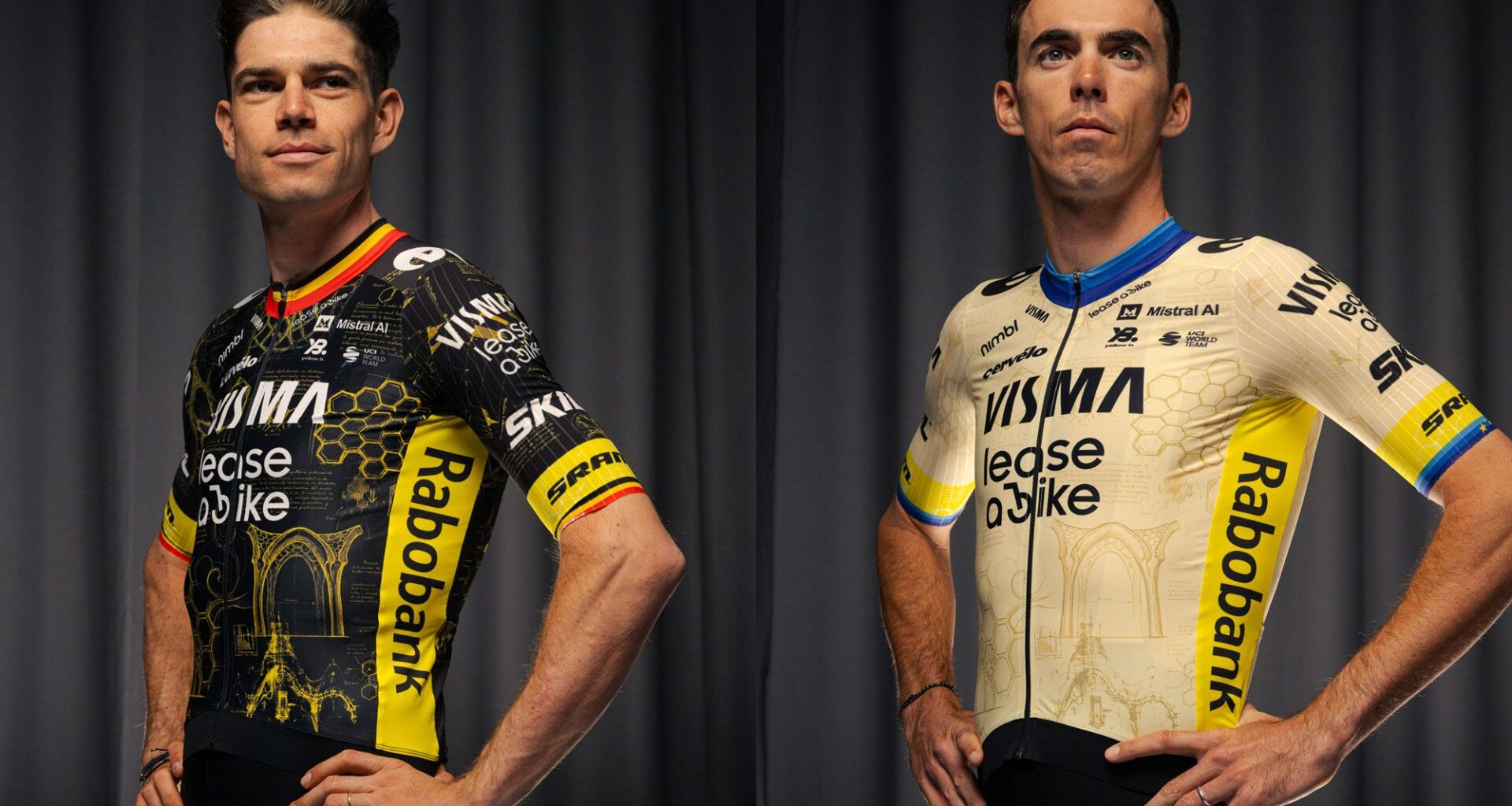 Visma-Lease a Bike unveil Gaudí-inspired Tour de France jersey designs ahead of Grand Départ in Barcelona