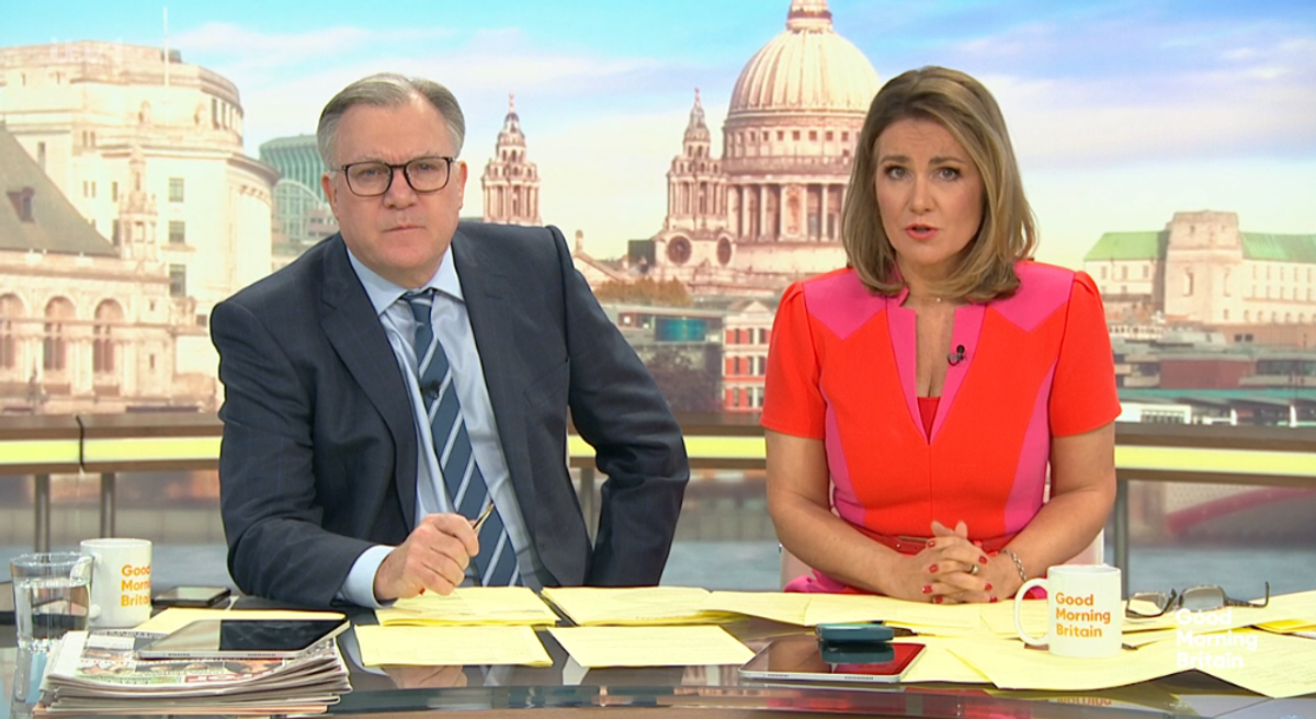Susanna Reid and Ed Balls on GMB