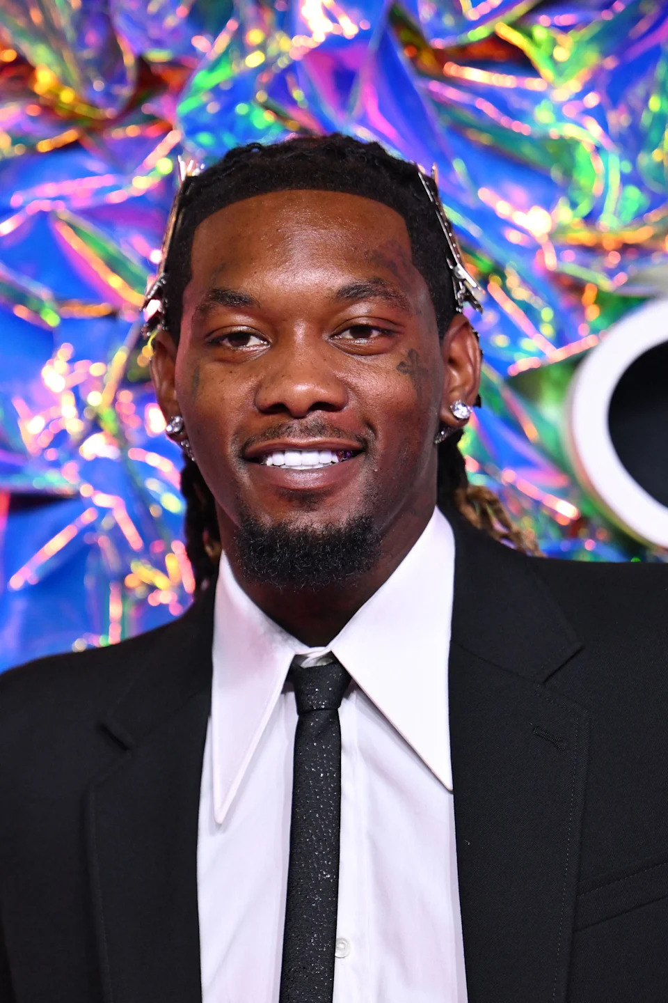 Offset is pictured arriving for the MTV Video Music Awards at the Prudential Center in Newark, New Jersey, on Sept. 12, 2023.