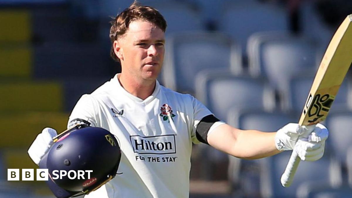 Marcus Harris celebrates scoring a century